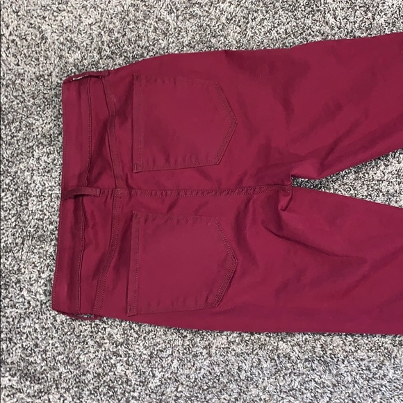 Old Navy High-waisted Rockstar Maroon - Picture 2 of 3